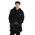 Snuggs Blanket Hoodie Black Christmas Tree Pocket